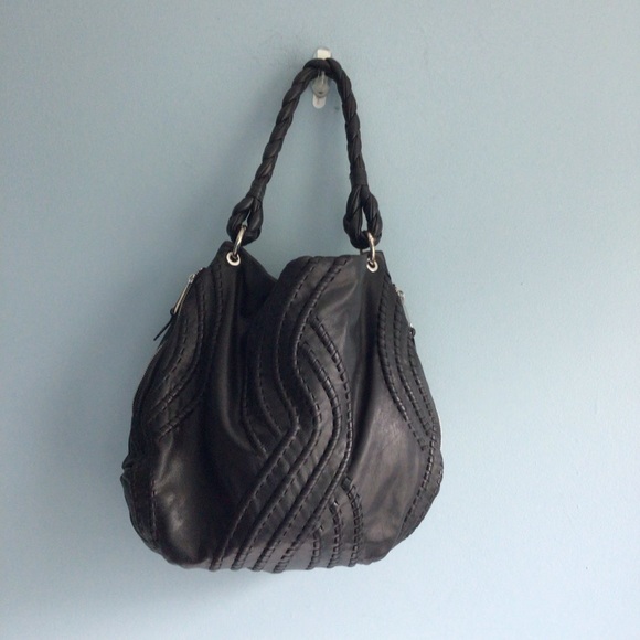 Kenar Leather Hobo Handbag - Picture 2 of 8